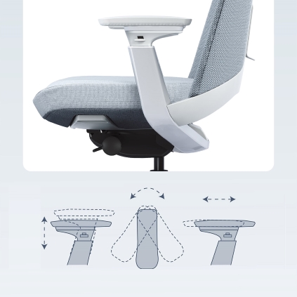 Scaun ergonomic operațional ALUMINUM