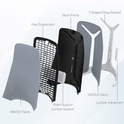 Scaun ergonomic operațional ALUMINUM