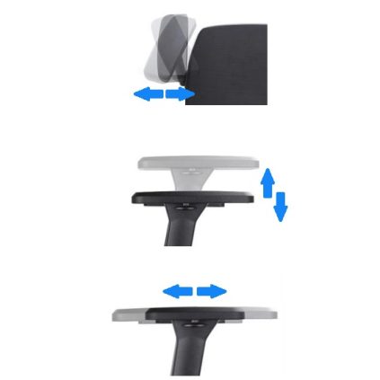 Scaun ergonomic operațional BERK