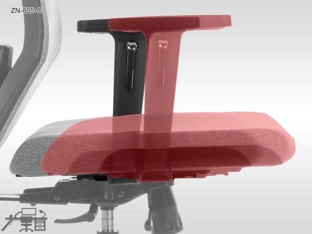 Scaun de birou rotativ, ergonomic, pivotant ZN-805-C Detalii reglaje