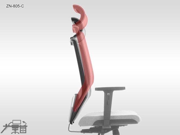 Scaun de birou rotativ, ergonomic, pivotant ZN-805-C Detalii reglaje