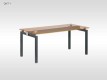 Birou operational QUANTUM-1 picioare metalice 1200x600mm