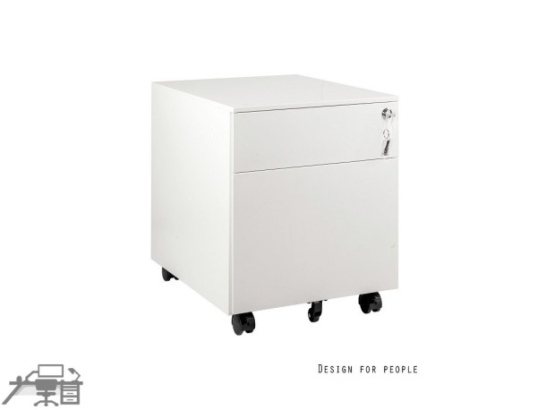 Casetiera metalica-Rollbox 2 sertare, cu role, XD-041-2