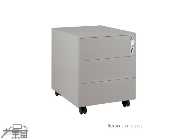 Casetiera metalica-Rollbox 3 sertare, cu role, XD-041-3