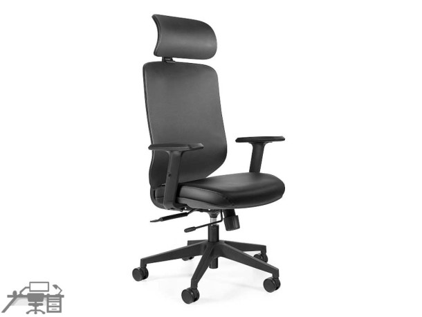 Scaun ergonomic operational HIT PIELE ECO FN021H-3-BST