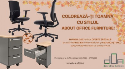 Colorează-ți TOAMNA cu STILUL ABOUT OFFICE FURNITURE!